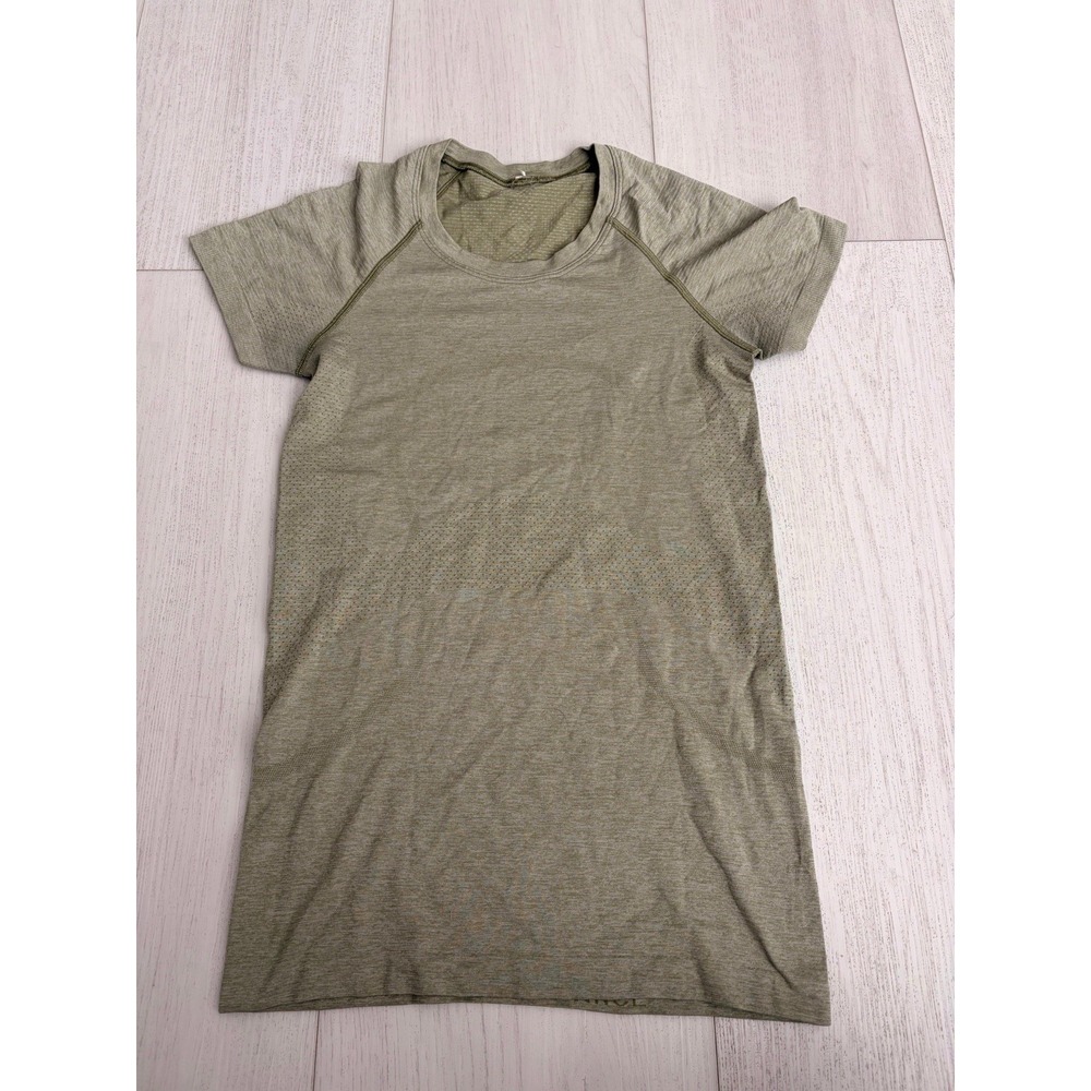 Lululemon Swiftly Tech SS Top Sz 4‎ Green